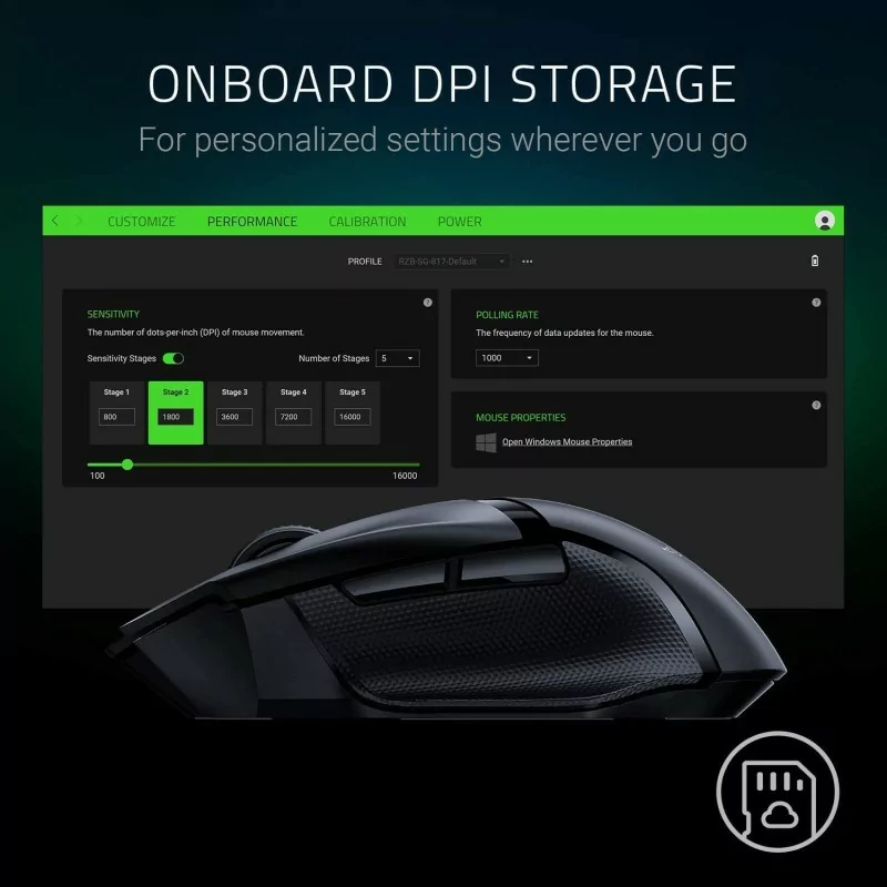 Razer Basilisk X Hyperspeed Wireless Gaming Mouse Razer Basilisk X Hyperspeed Wireless Gaming Mouse